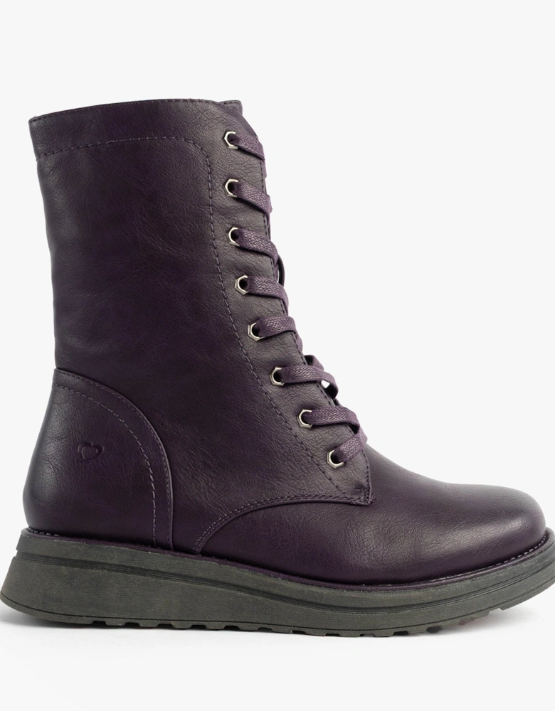 MARTINA4 Womens Ankle Boots Purple