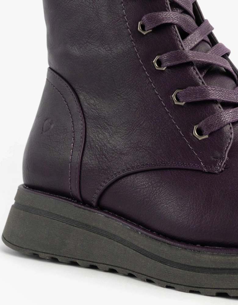 MARTINA4 Womens Ankle Boots Purple