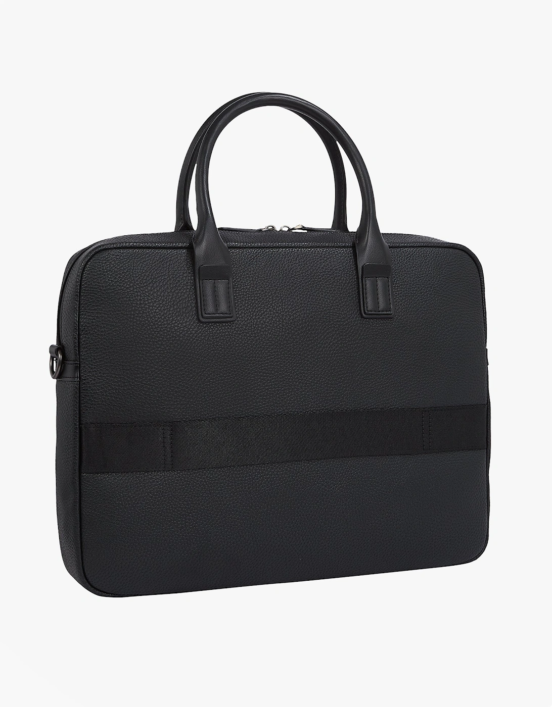 MONOGRAM PEBBLE GRAIN Mens Laptop Bag Black