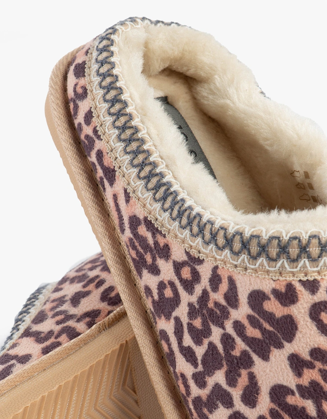 Jo & Joe KOALA Womens Mule Slippers Leopard