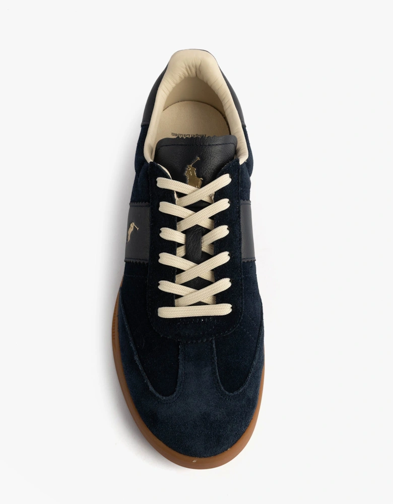 Heritage Aera Mens Lace Up Suede Trainer Navy