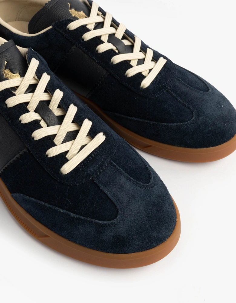 Heritage Aera Mens Lace Up Suede Trainer Navy