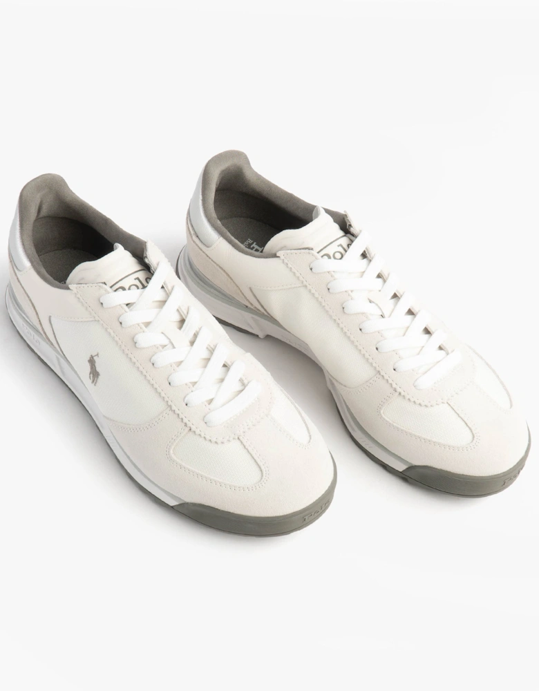 Mens Varick Suede & Oxford Lace Up Trainer White