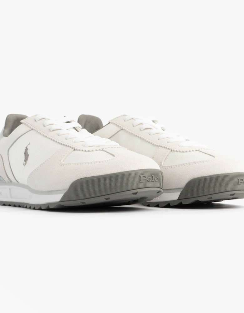 Mens Varick Suede & Oxford Lace Up Trainer White