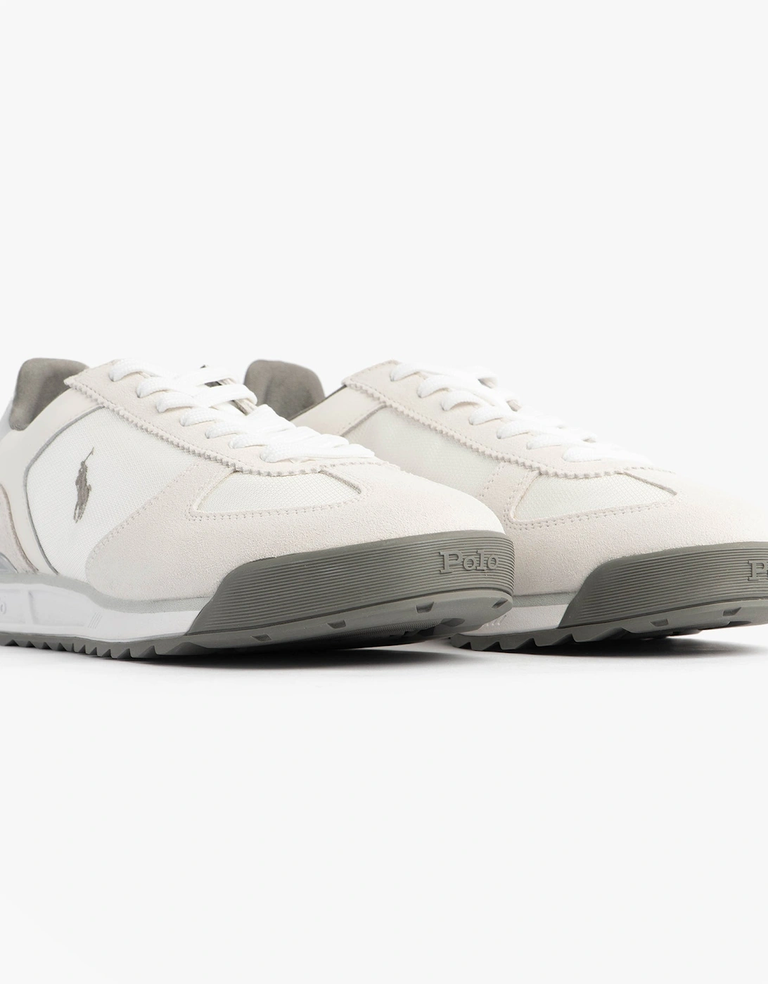 Mens Varick Suede & Oxford Lace Up Trainer White
