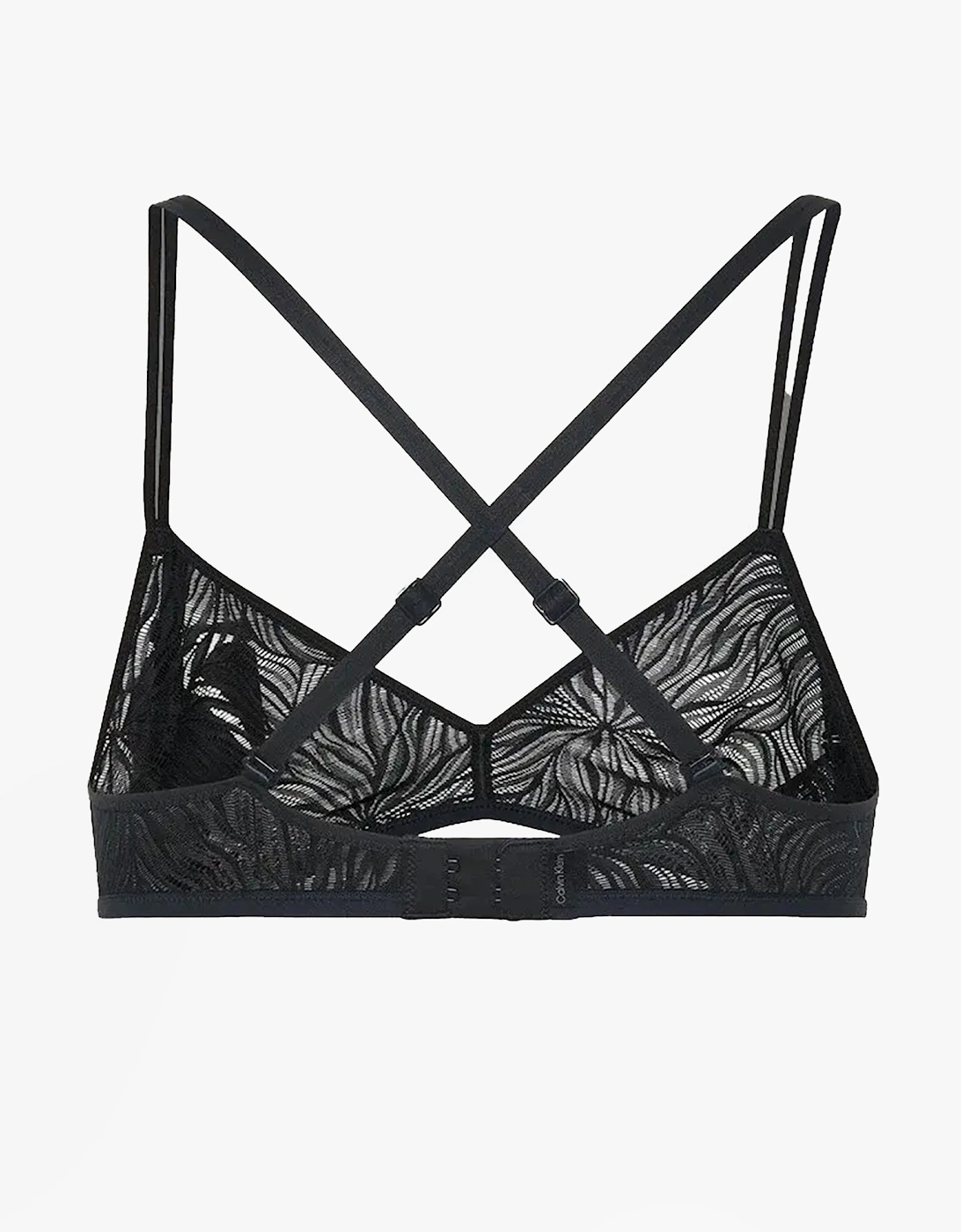 UNLINED TRIANGLE Womens Lace Bra Black