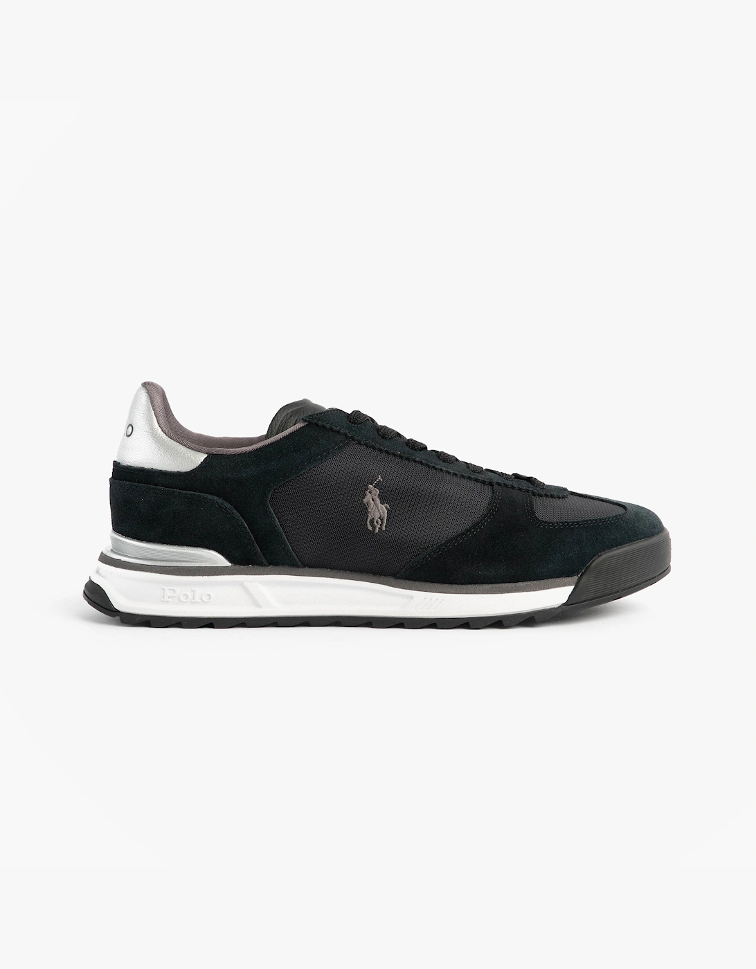 Polo Ralph Lauren Men's Polo Ralph Lauren Mens Varick Suede & Oxford Lace Up Trainer Black