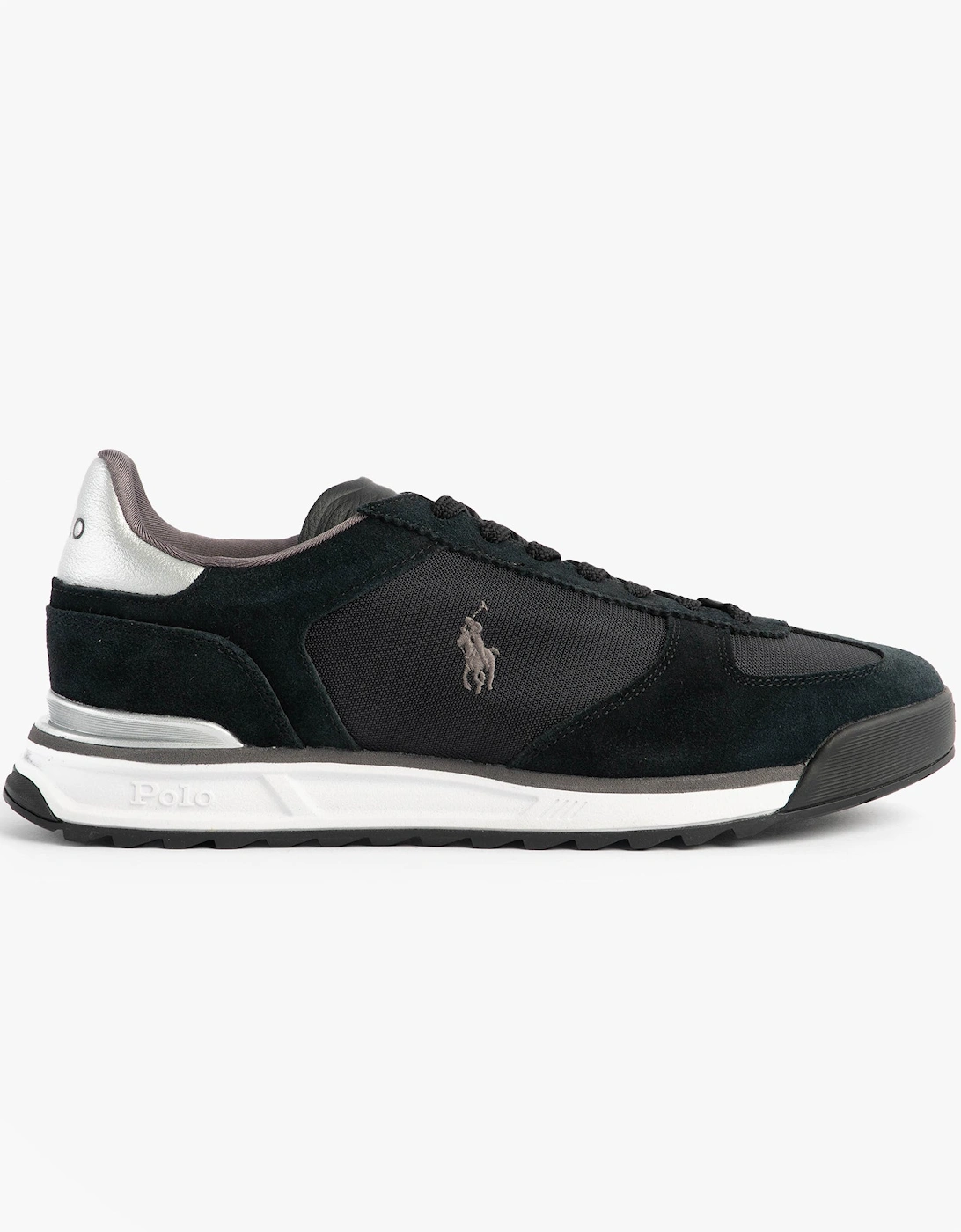 Mens Varick Suede & Oxford Lace Up Trainer Black, 7 of 6