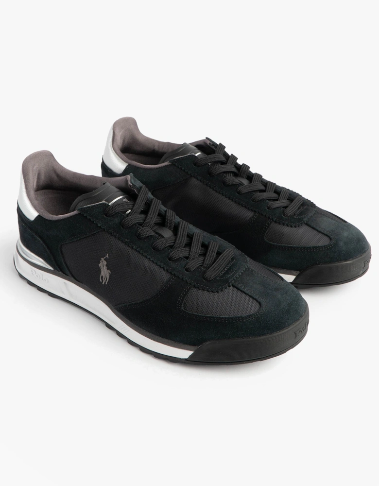 Mens Varick Suede & Oxford Lace Up Trainer Black
