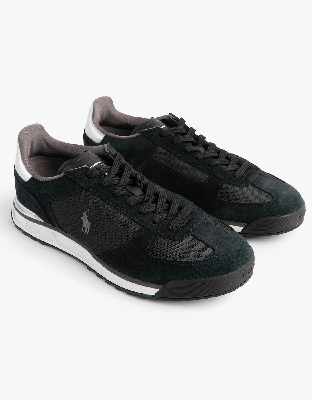 Mens Varick Suede & Oxford Lace Up Trainer Black