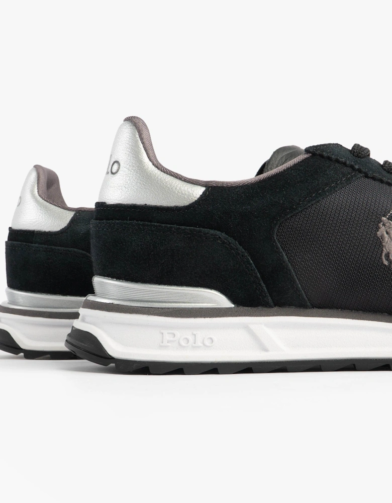 Mens Varick Suede & Oxford Lace Up Trainer Black