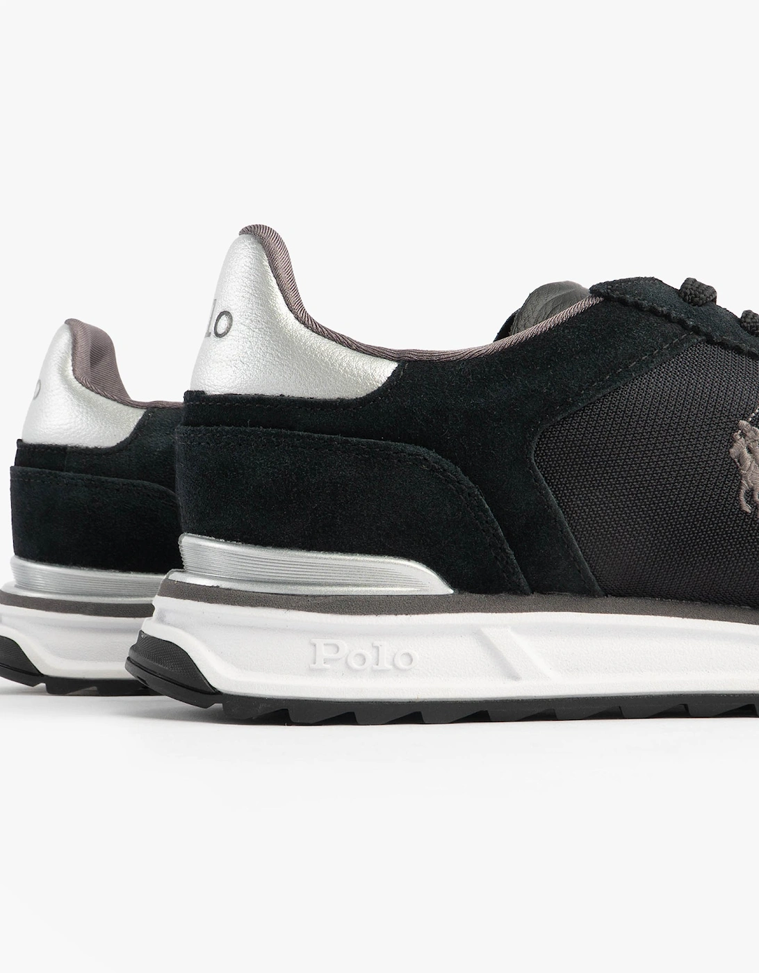 Mens Varick Suede & Oxford Lace Up Trainer Black