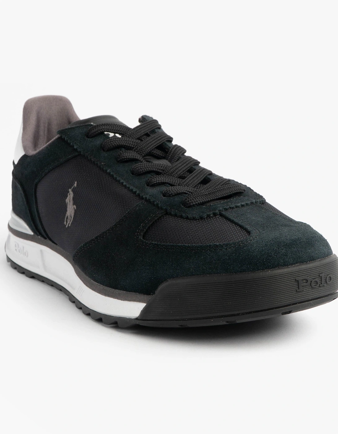 Mens Varick Suede & Oxford Lace Up Trainer Black