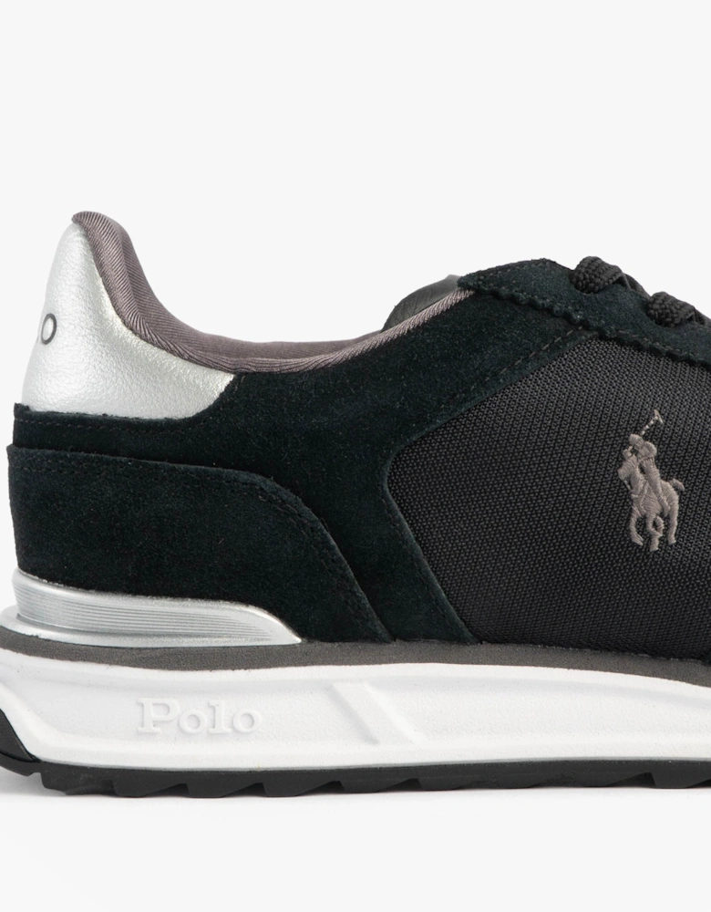 Mens Varick Suede & Oxford Lace Up Trainer Black
