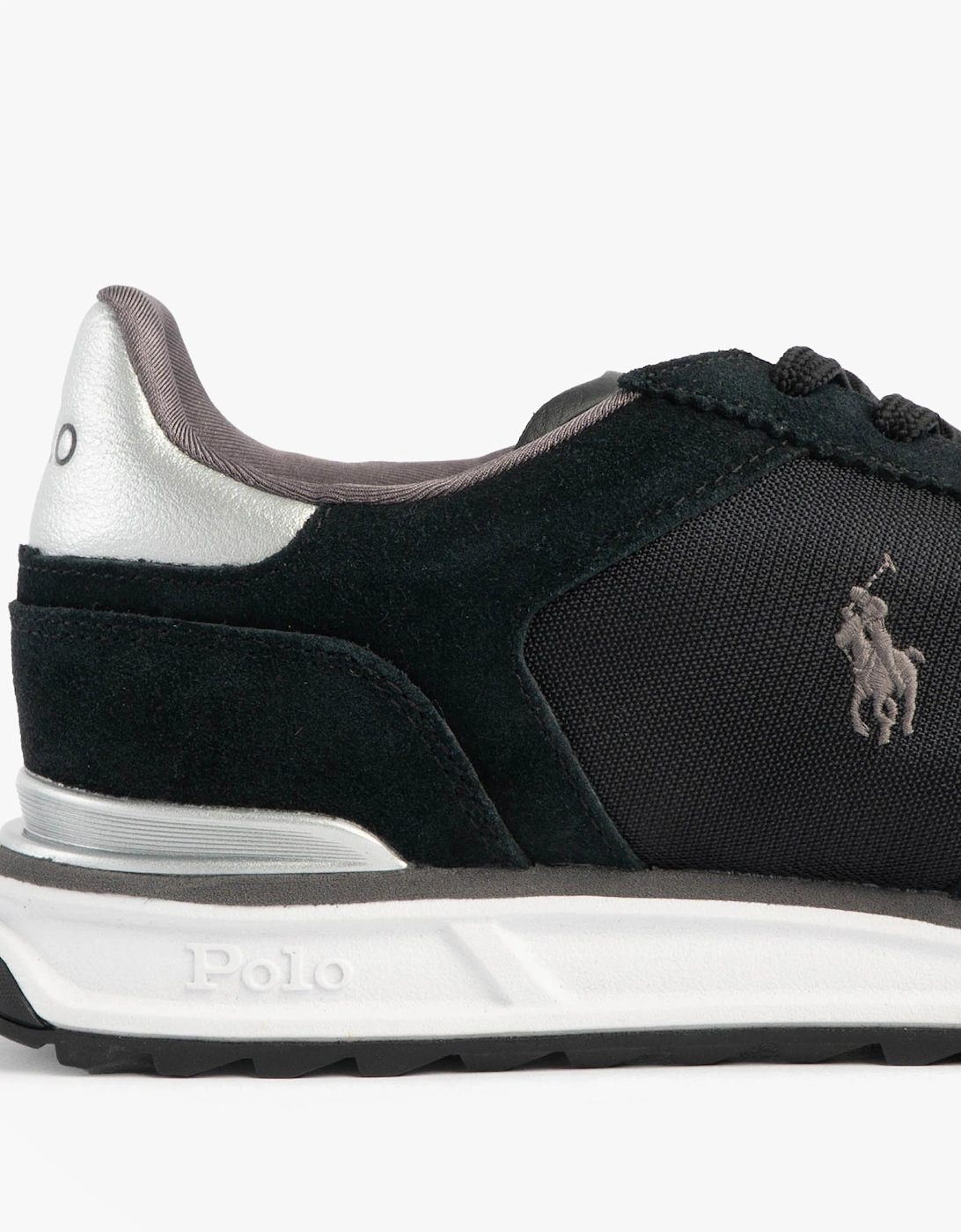 Mens Varick Suede & Oxford Lace Up Trainer Black