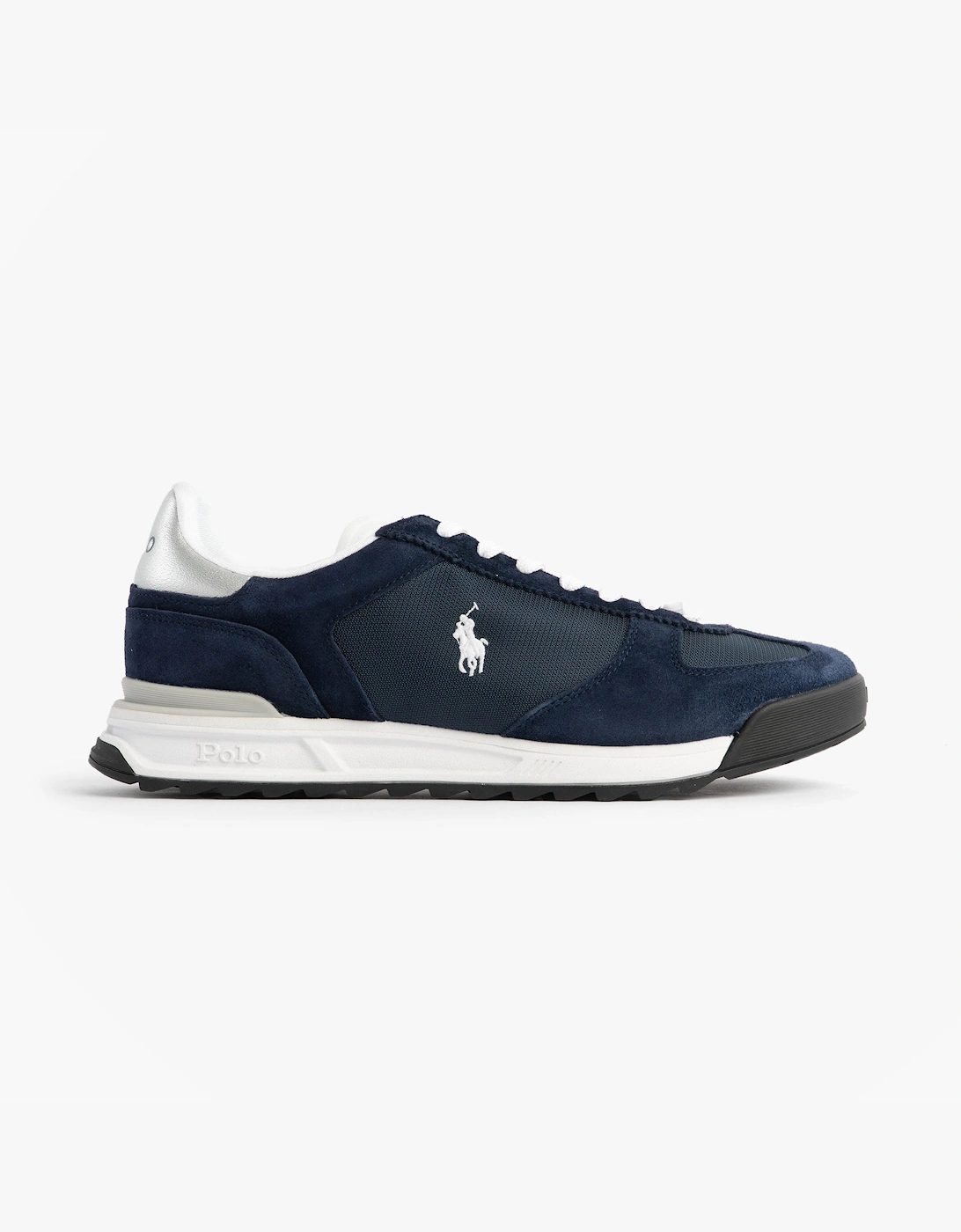 Polo Ralph Lauren Men's Polo Ralph Lauren Mens Varick Suede & Oxford Lace Up Trainer Navy - Blue