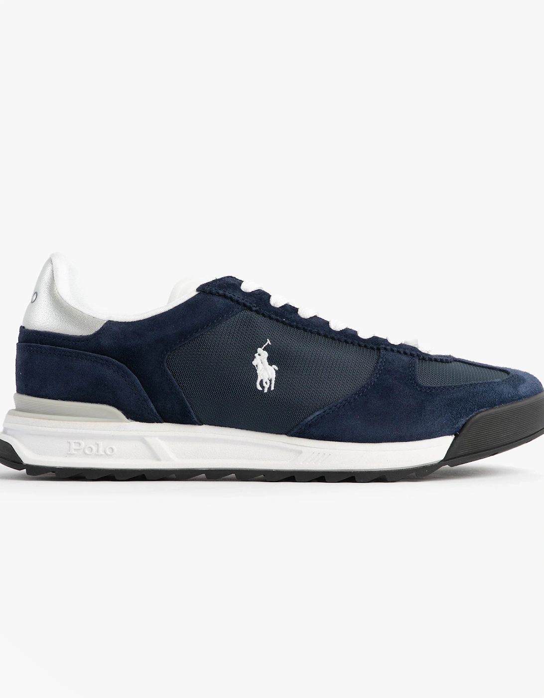 Mens Varick Suede & Oxford Lace Up Trainer Navy, 7 of 6