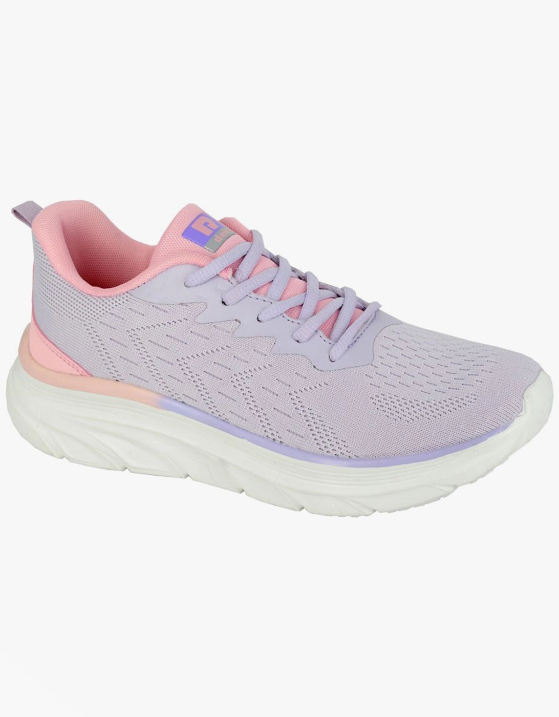 HERON Womens Trainers Lilac/Pink, 2 of 1