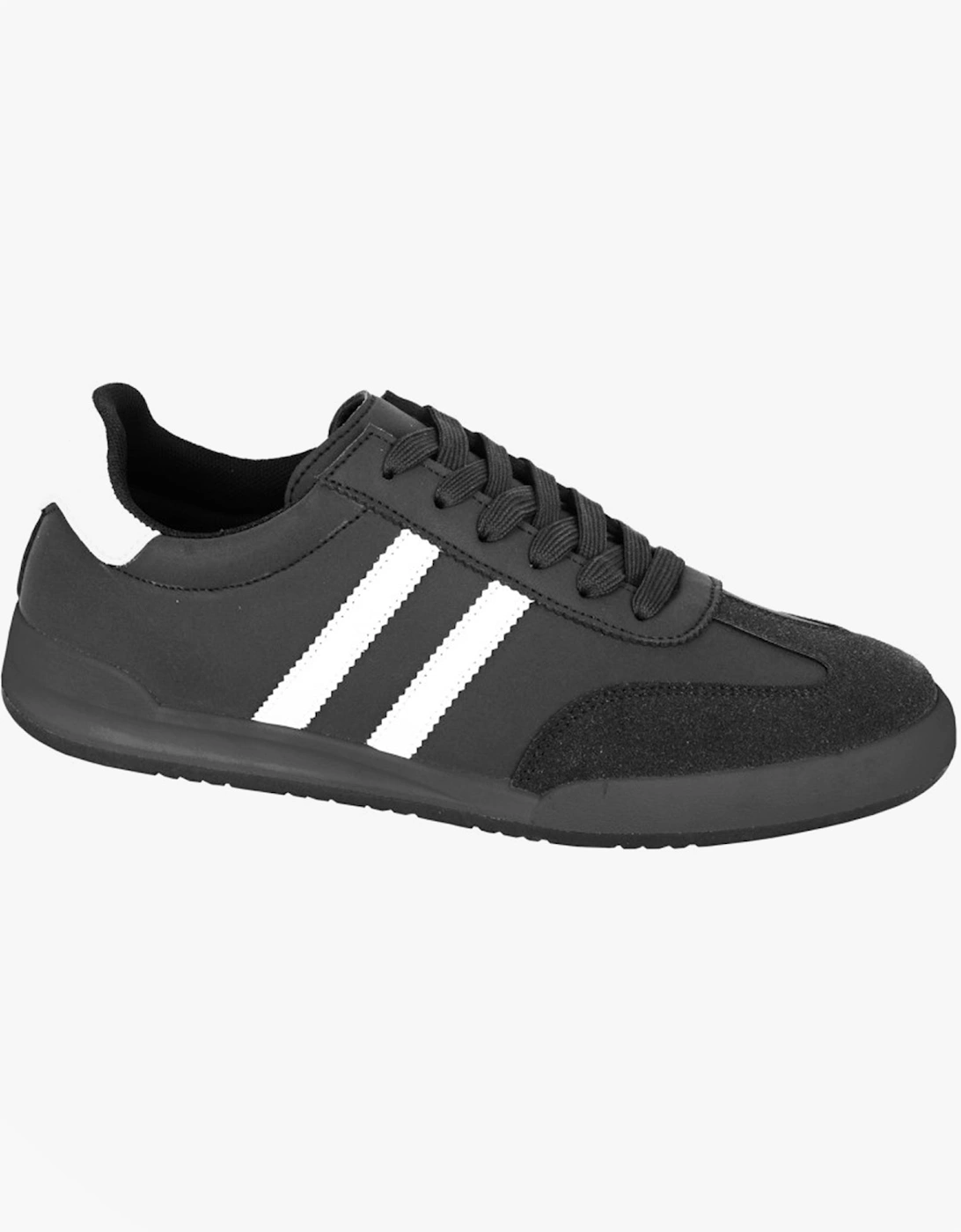 KITE Mens Trainers Black/White, 2 of 1
