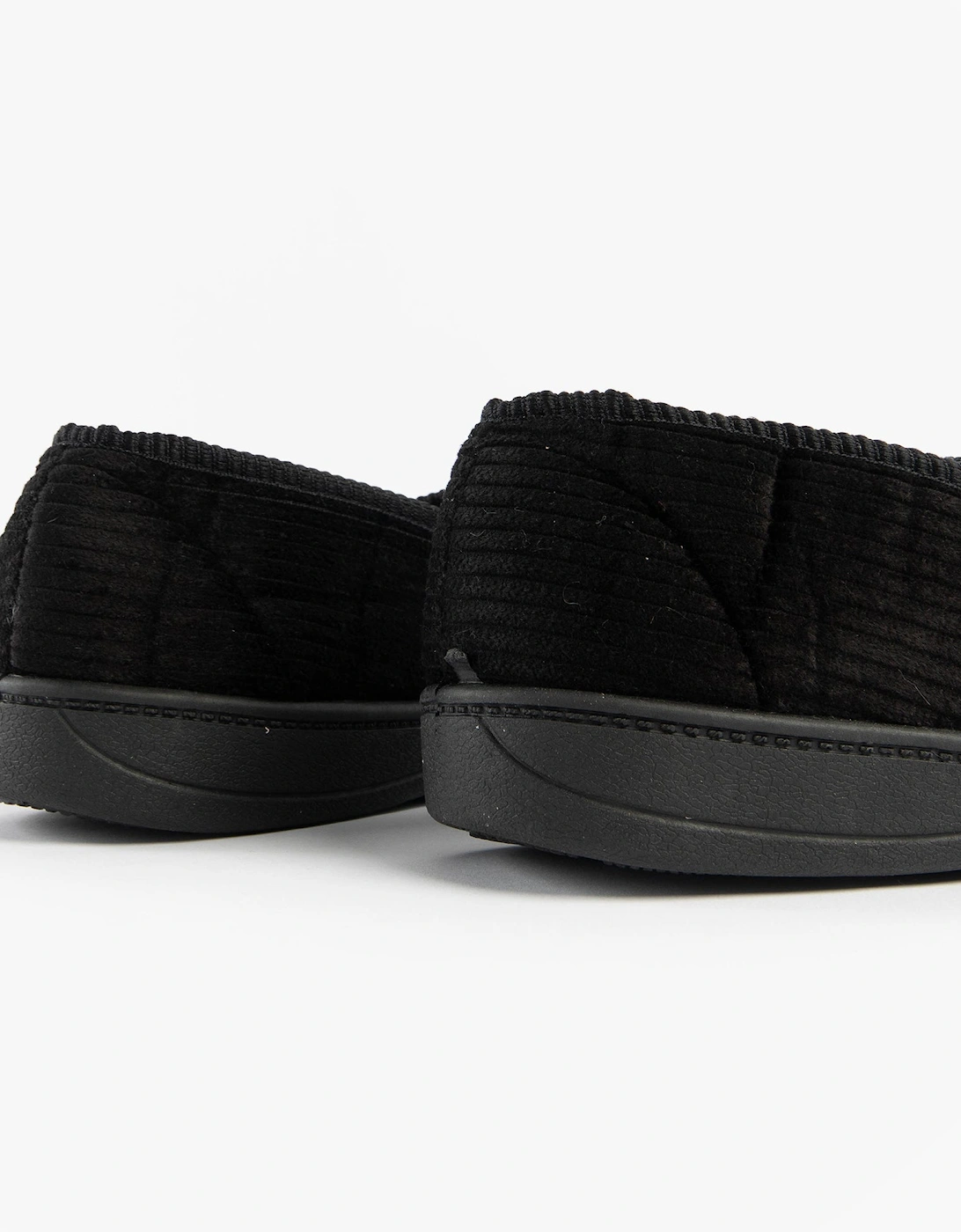 Jo & Joe HARRY Mens Full Slippers Black