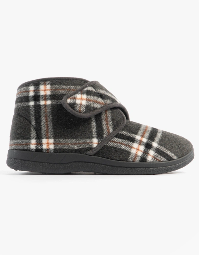 Jo & Joe CECIL Mens Bootie Slippers Grey