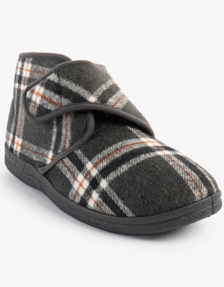 Jo & Joe CECIL Mens Bootie Slippers Grey