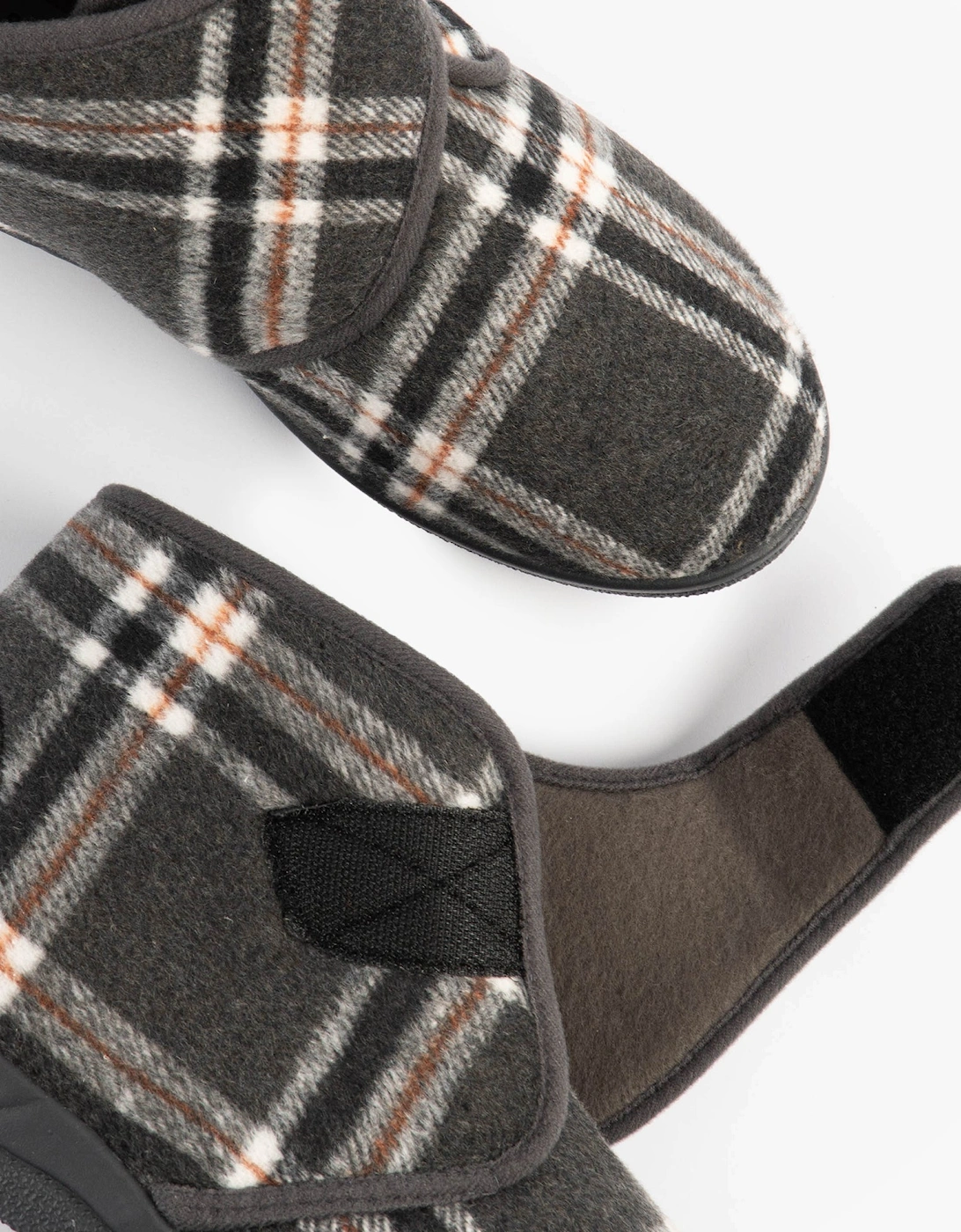 Jo & Joe CECIL Mens Bootie Slippers Grey
