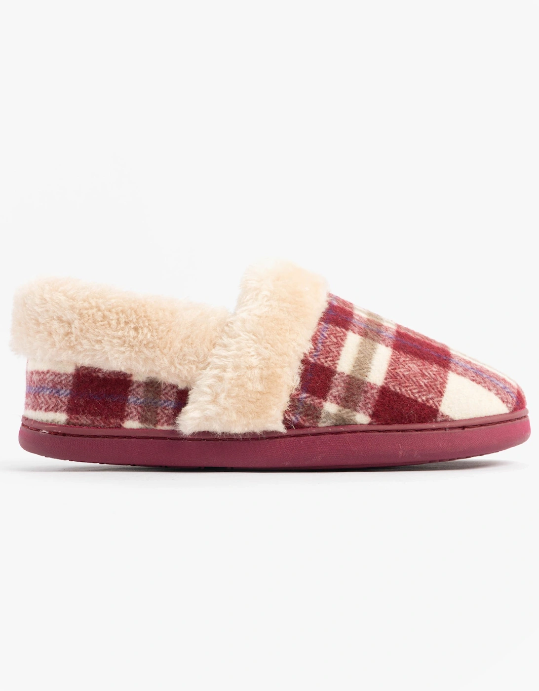 Jo & Joe HERITAGE Womens Full Slippers Cherry, 7 of 6