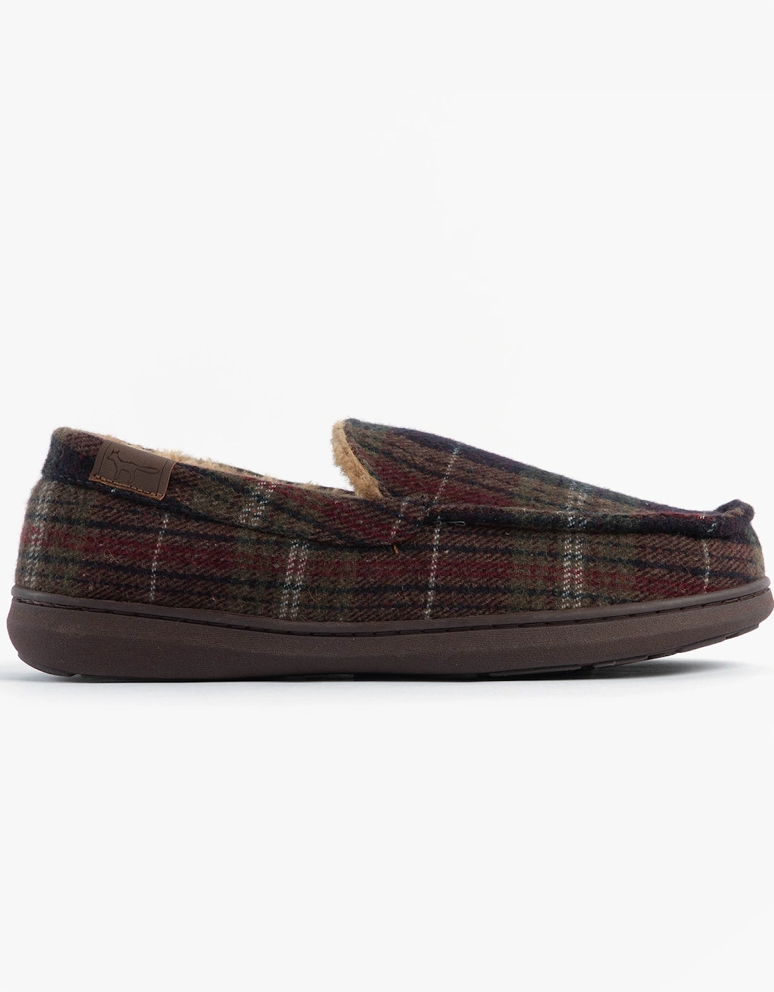 Jo & Joe GLENDALE Mens Moccasin Slippers Brown, 8 of 7