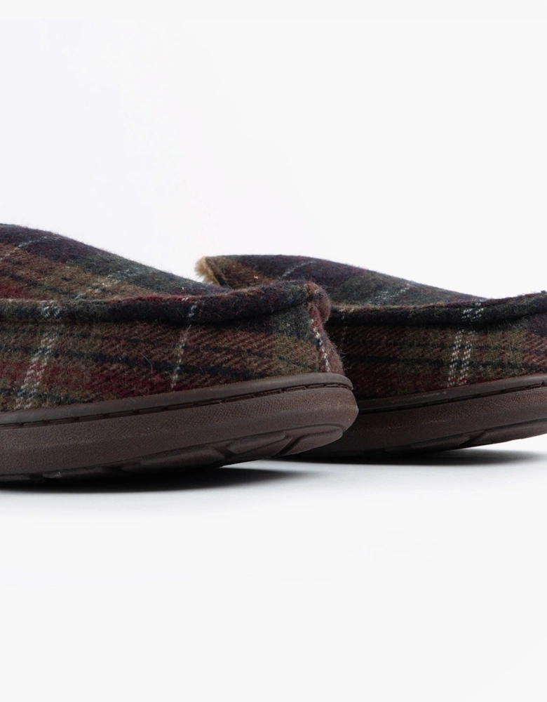 Jo & Joe GLENDALE Mens Moccasin Slippers Brown