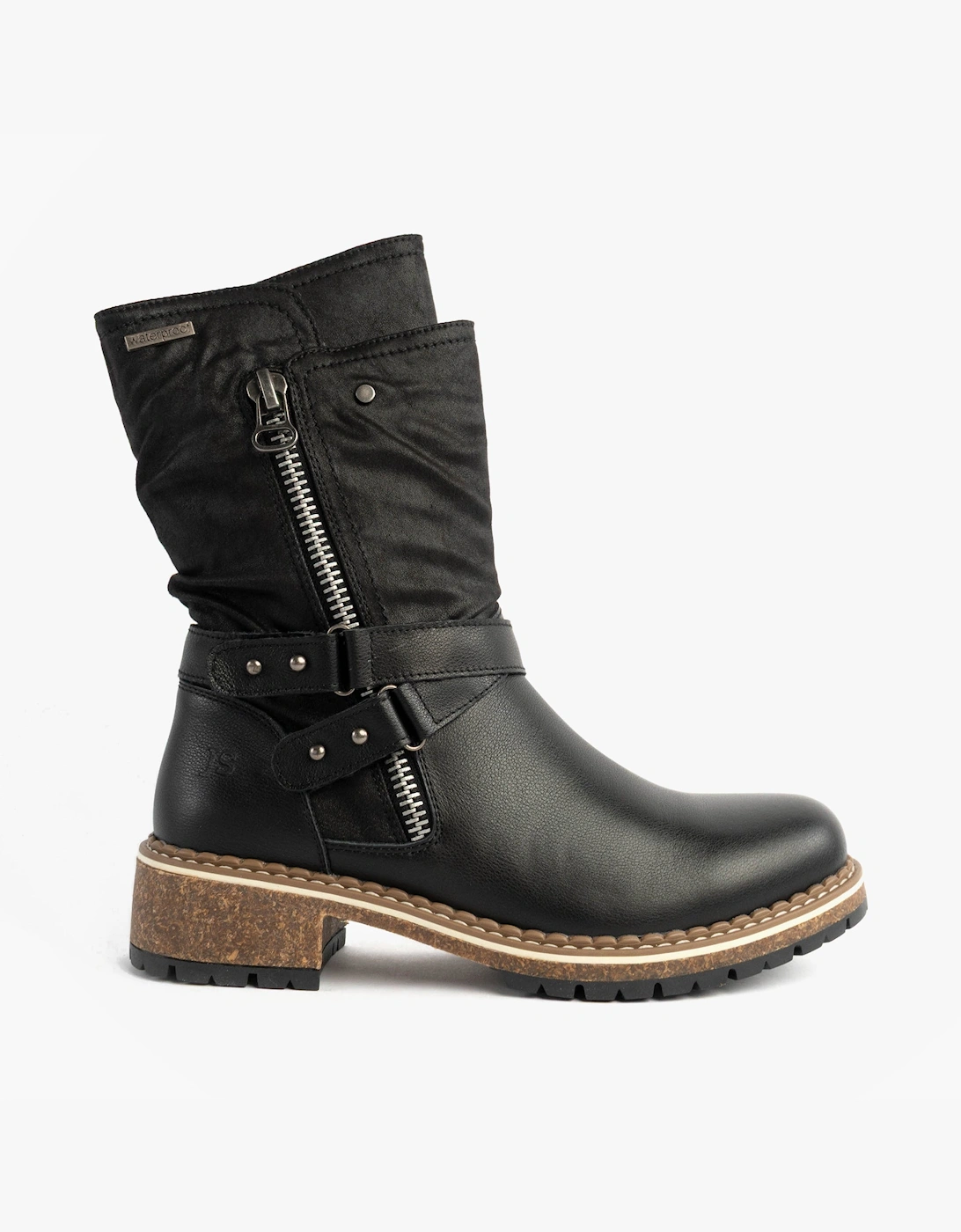 Women's Josef Seibel WAYLYNN 13 Womens Biker Boots Black - Size: 5