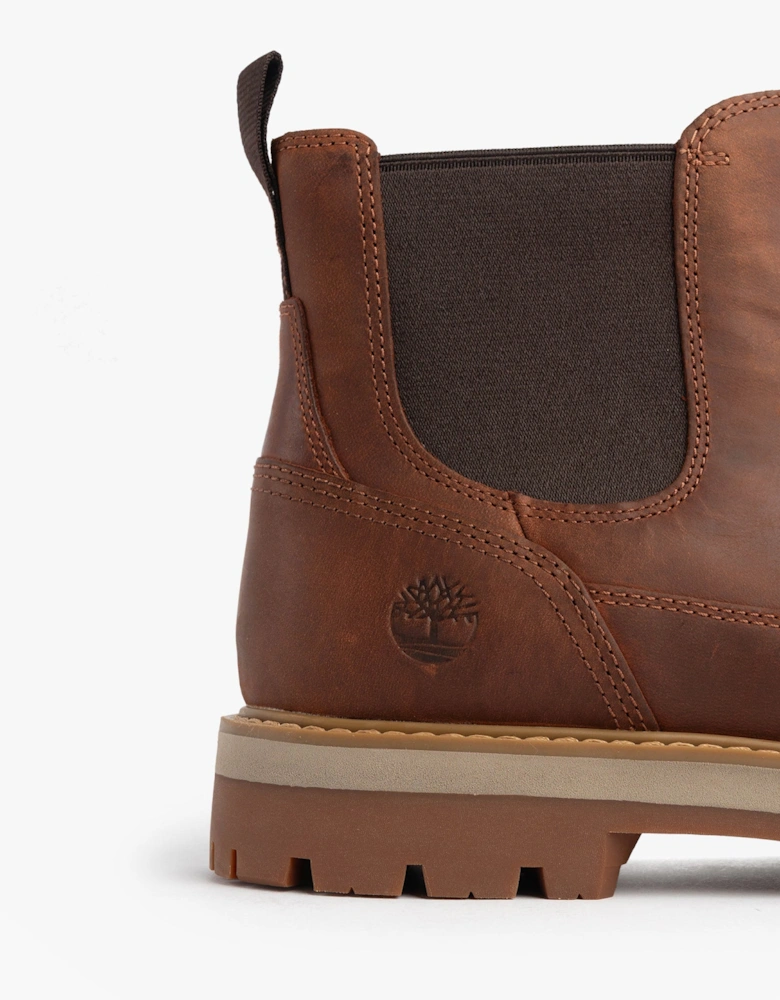 BRITTON ROAD MID Mens Chelsea Boots Rust