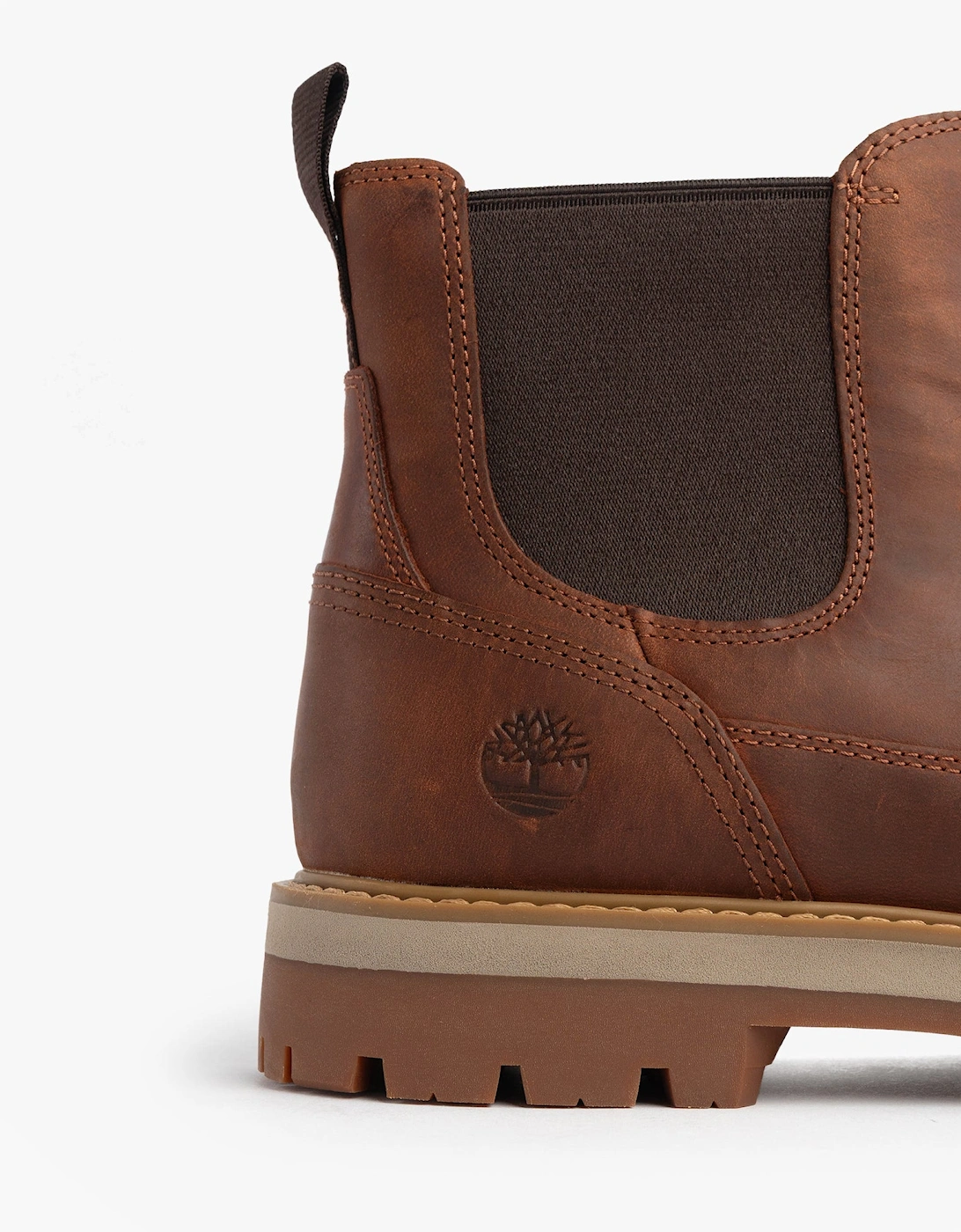BRITTON ROAD MID Mens Chelsea Boots Rust