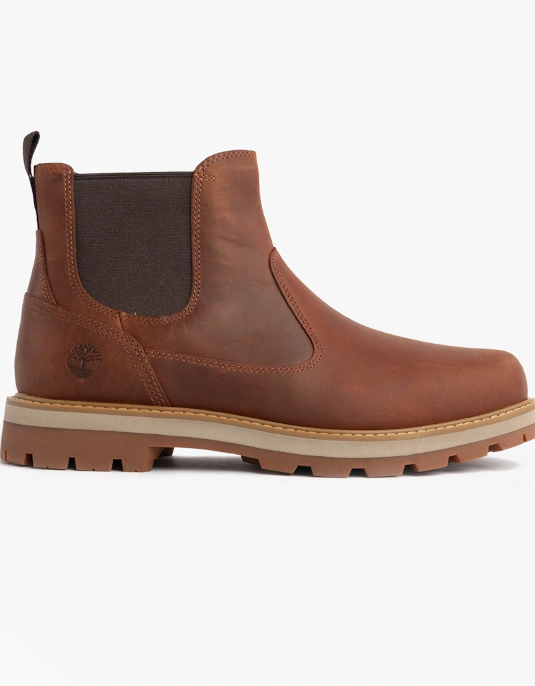 BRITTON ROAD MID Mens Chelsea Boots Rust