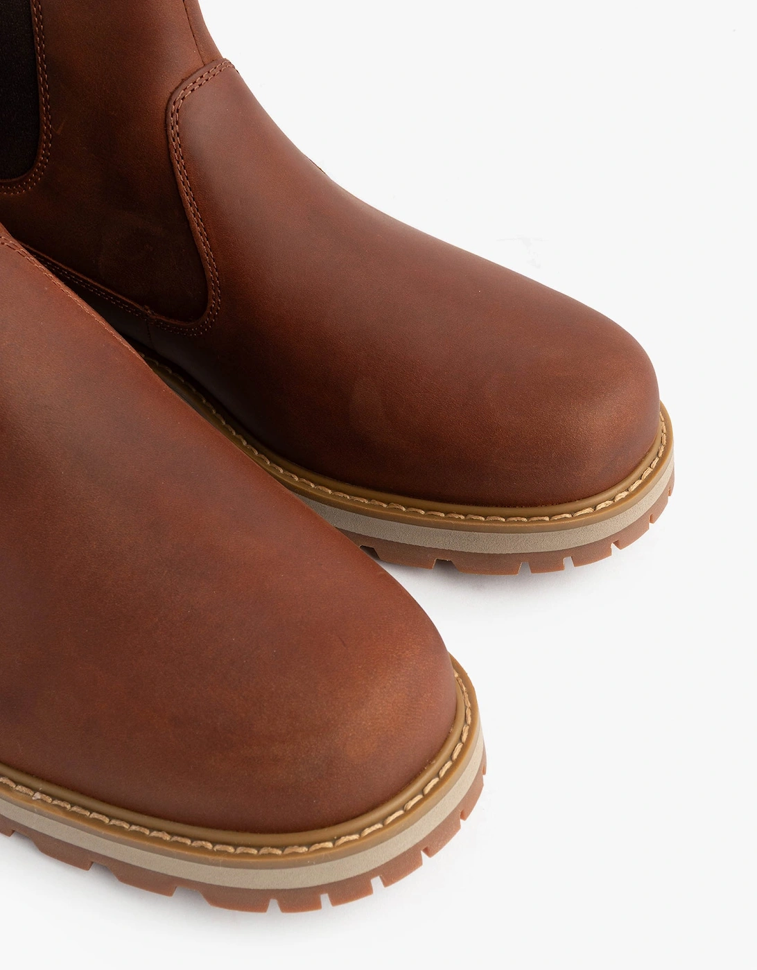 BRITTON ROAD MID Mens Chelsea Boots Rust