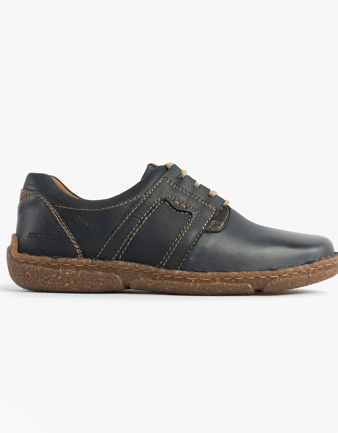 NEELE 44 Womens Lace Up Leather Shoes Ocean, 7 of 6