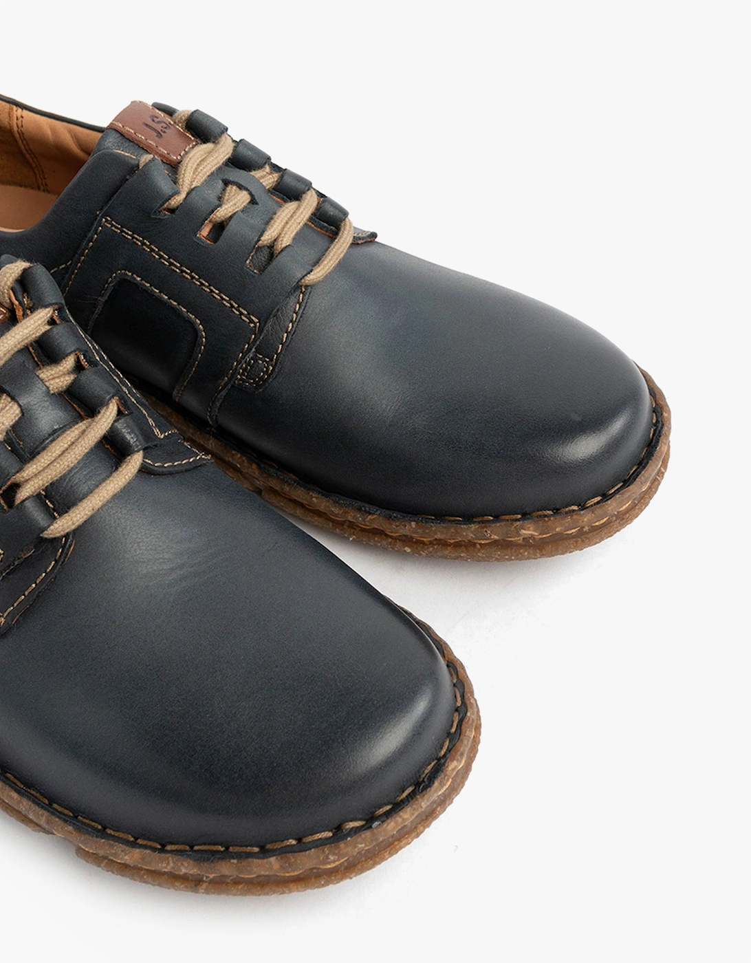 NEELE 44 Womens Lace Up Leather Shoes Ocean