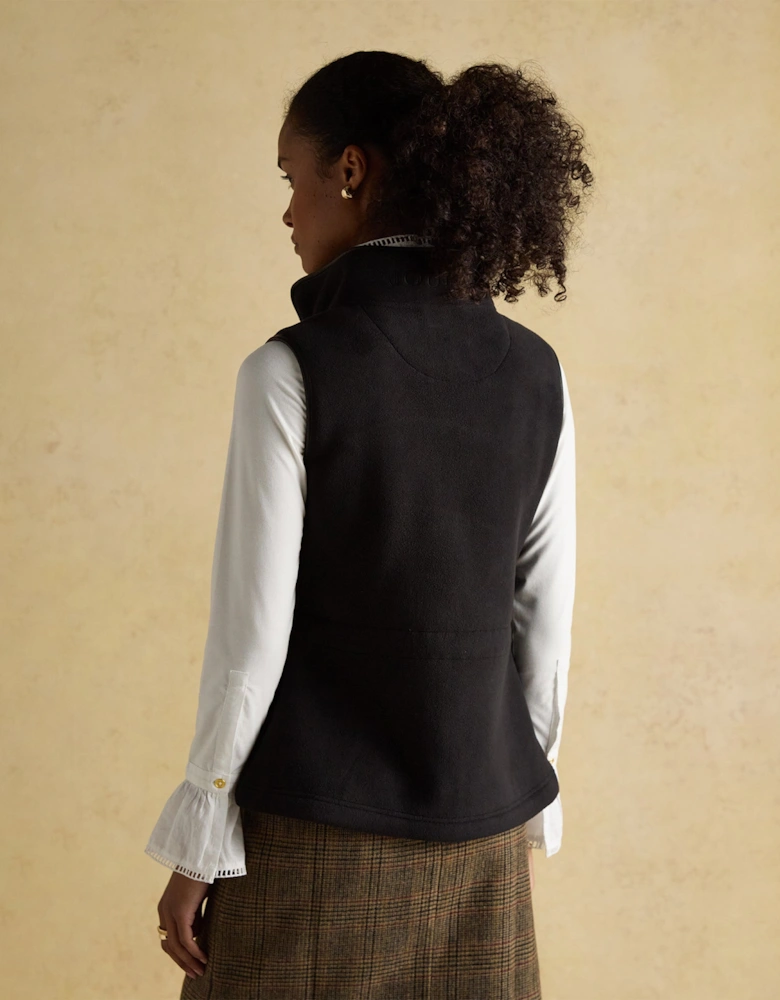 HERITAGE Womens Fleece Gilet Black