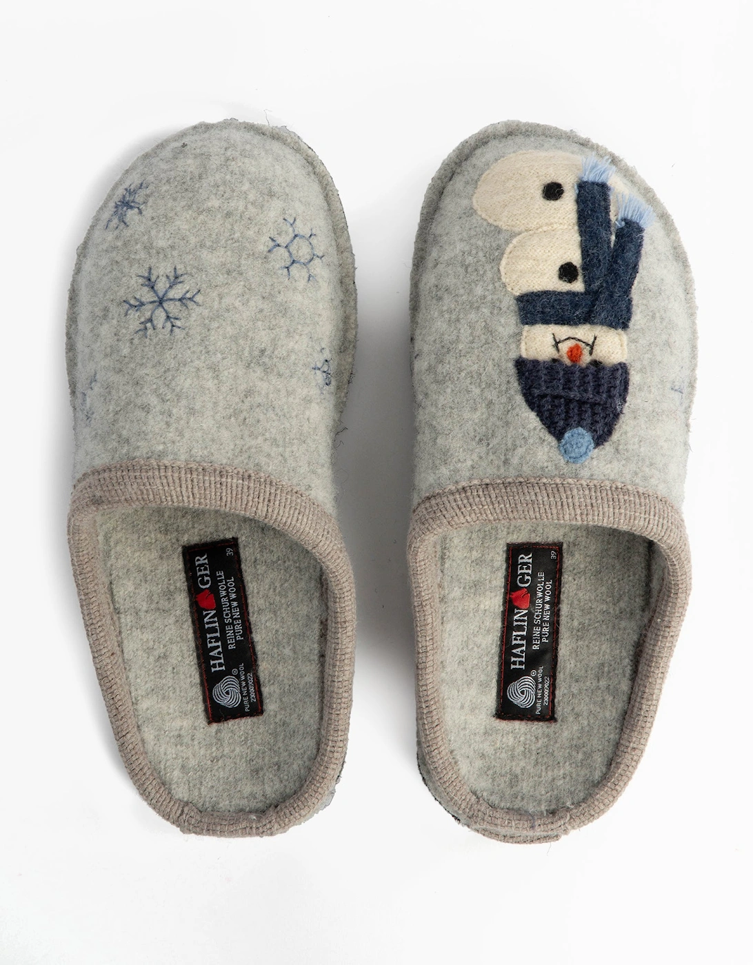 OLAF Womens Snowman Mule Slippers Light Grey, 7 of 6