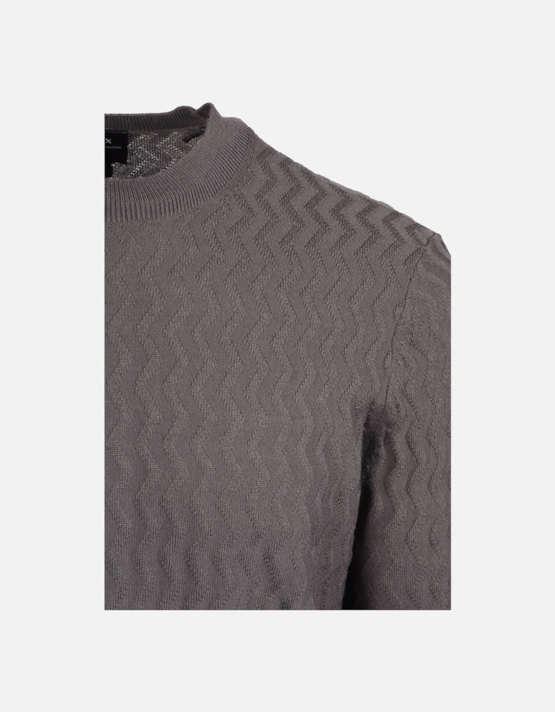 Crew Neck Knitwear Grey