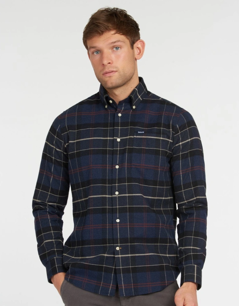 Lutsleigh Mens Shirt - Navy Marl