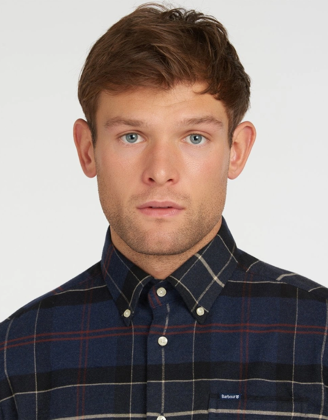 Lutsleigh Mens Shirt - Navy Marl