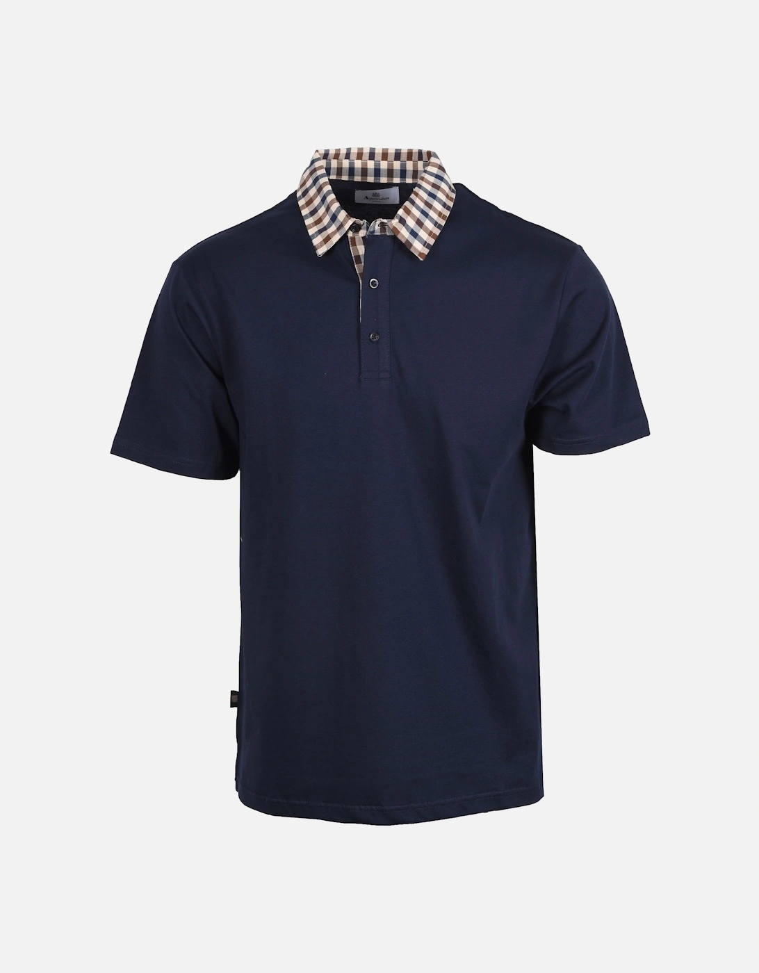Club Check Collar Polo Navy, 4 of 3