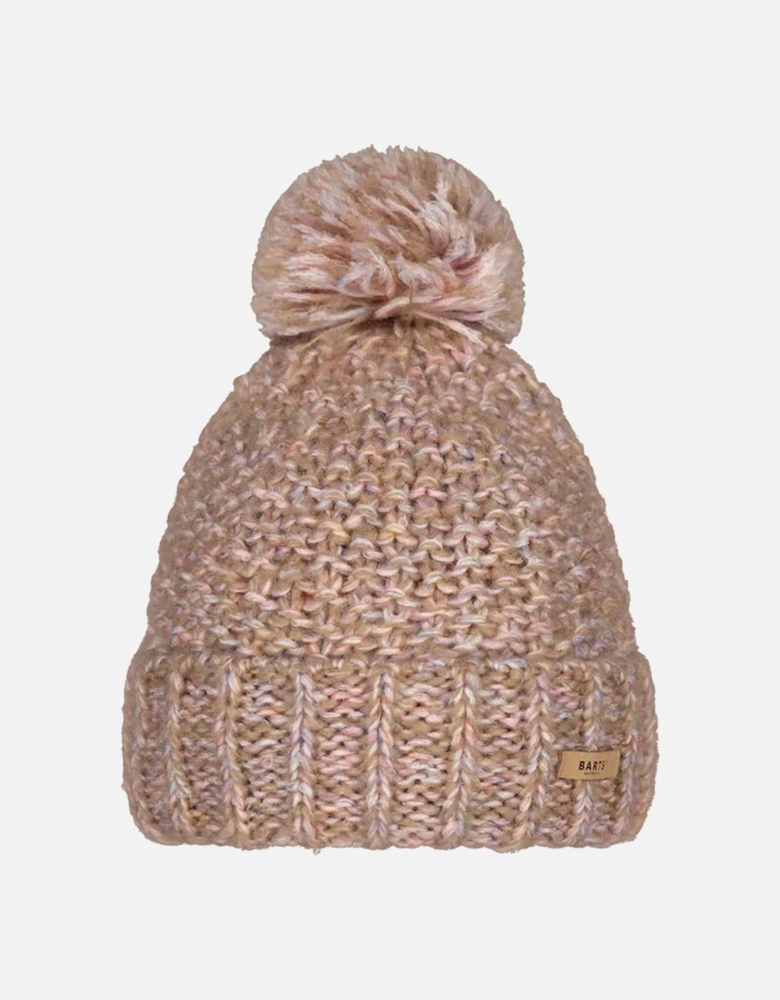 Womens Aitane Chunky Knitted Bobble Hat