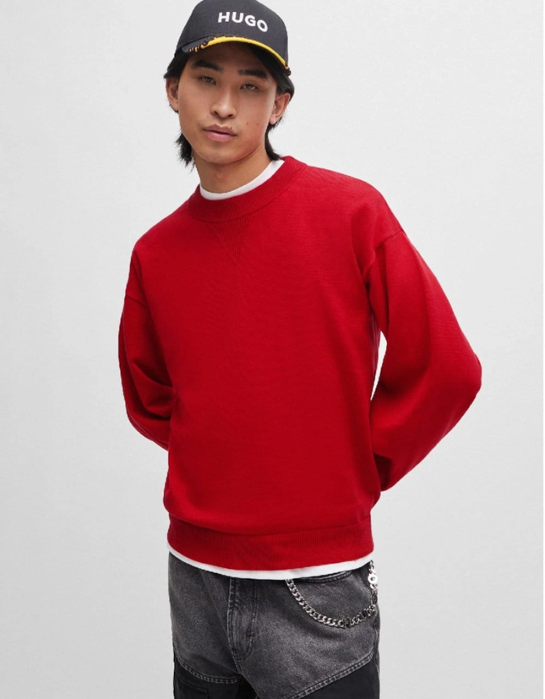 Swart Knitted Sweatshirt