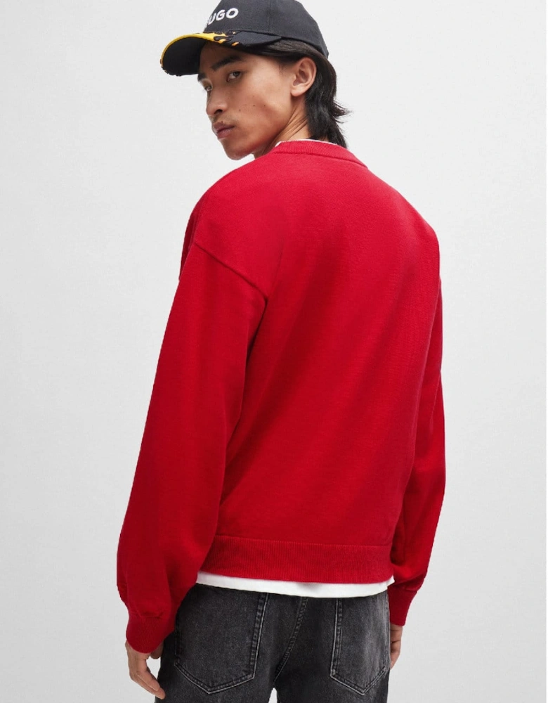 Swart Knitted Sweatshirt