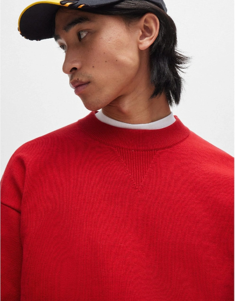 Swart Knitted Sweatshirt