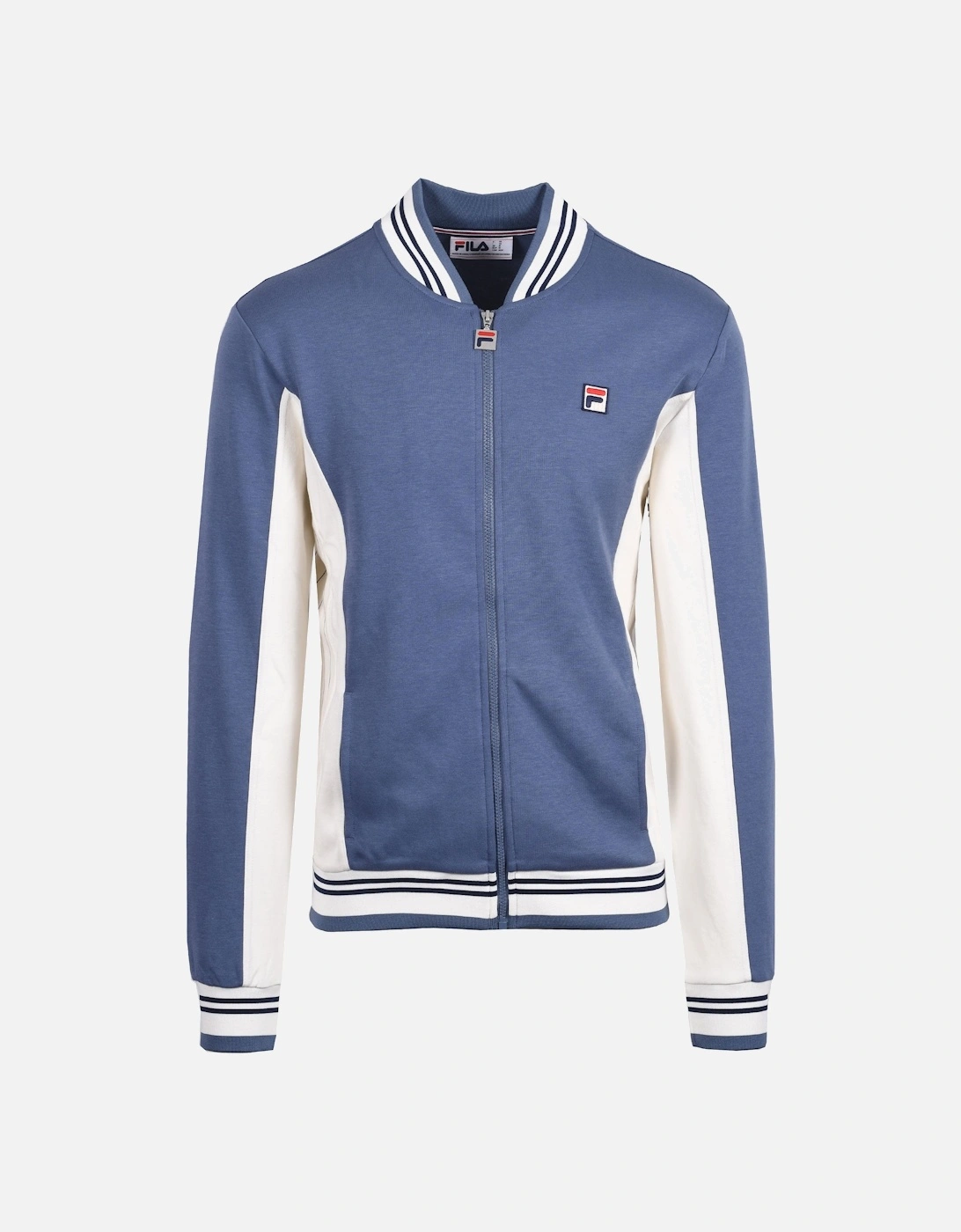 Men's Fila Vintage Settanta Track Jacket Vintage Indigo/White/Navy - Blue - Size: 42