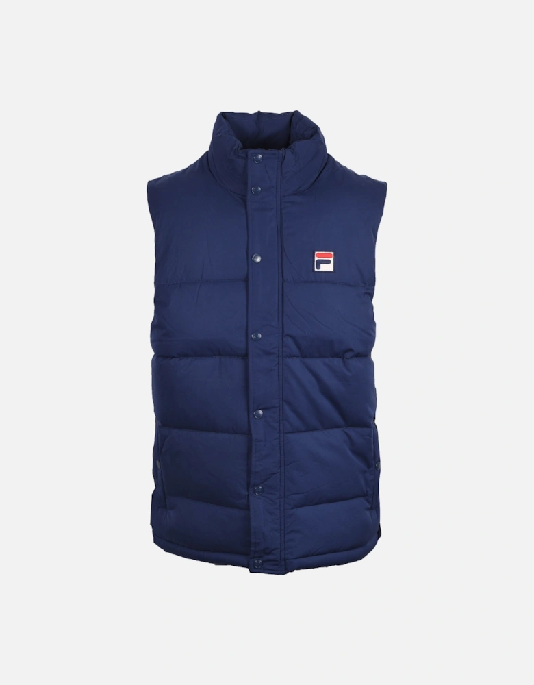 Vintage Blaze Padded Gilet Navy