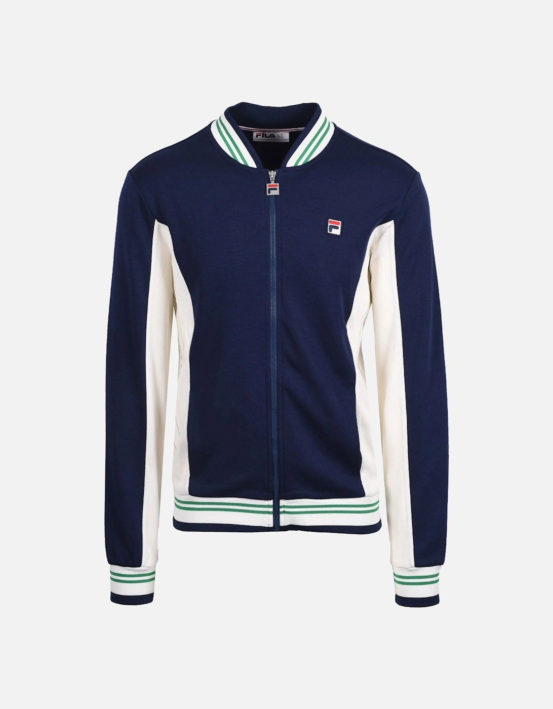 Vintage Settanta Track Jacket Navy/Green, 4 of 3